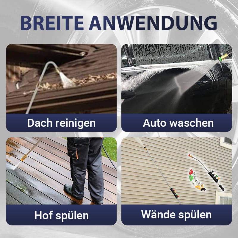 ⏳Begrenzte Zeit 50% Rabatt💥✈️ kostenloser Versand ✈️Hochdruckreiniger-Stab-Set mit 4000 PSI