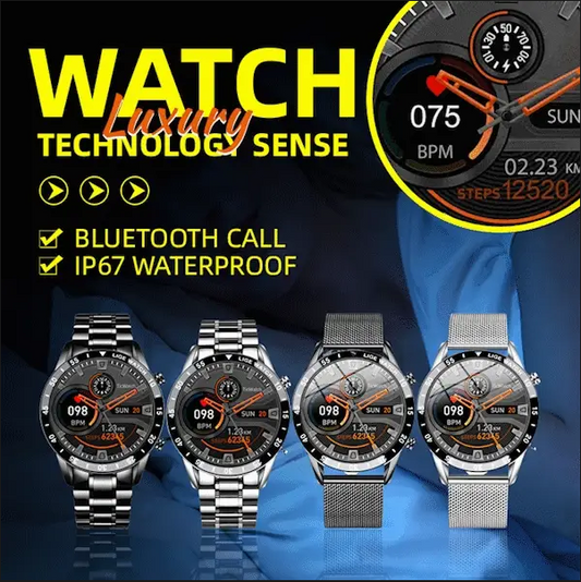 Luxus Herren/Frauen Uhr Bluetooth Anruf IP67 Wasserdicht
