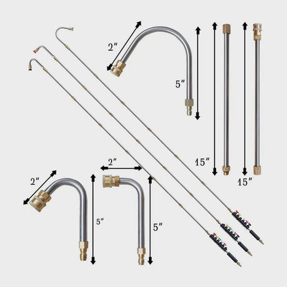 ⏳Begrenzte Zeit 50% Rabatt💥✈️ kostenloser Versand ✈️Hochdruckreiniger-Stab-Set mit 4000 PSI