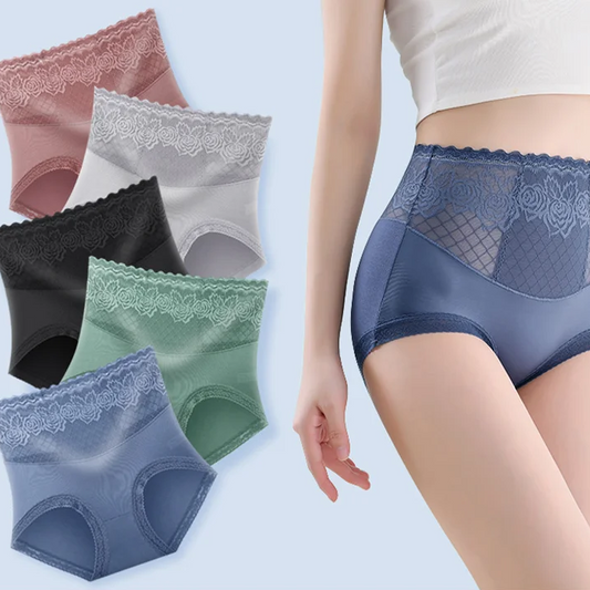 ⏳Begrenzte Zeit 50% Rabatt💥Hohe Taille Anti-Side Leakage Spitze Höschen