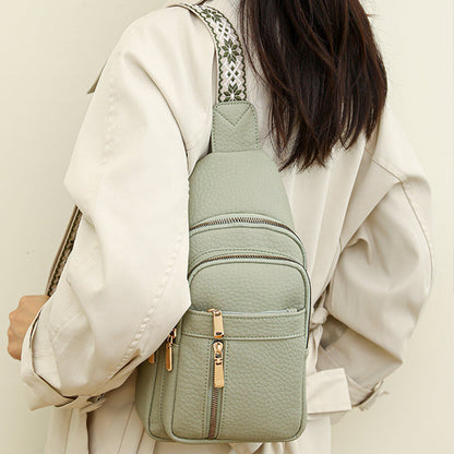 🔥50 % RABATT🔥Brusttasche aus Vintage-PU-Leder für Damen