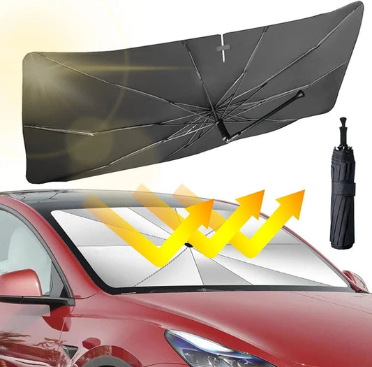 Auto Windschutzscheibe Sonnenschirm Regenschirm - faltbar Auto Regenschirm Sonnenschirm Abdeckung. Anti-UV-Auto-Windschutzscheibe (Wärmeisolierung Schutz) Auto-Windschutzscheibe deckt die meisten Autos ab