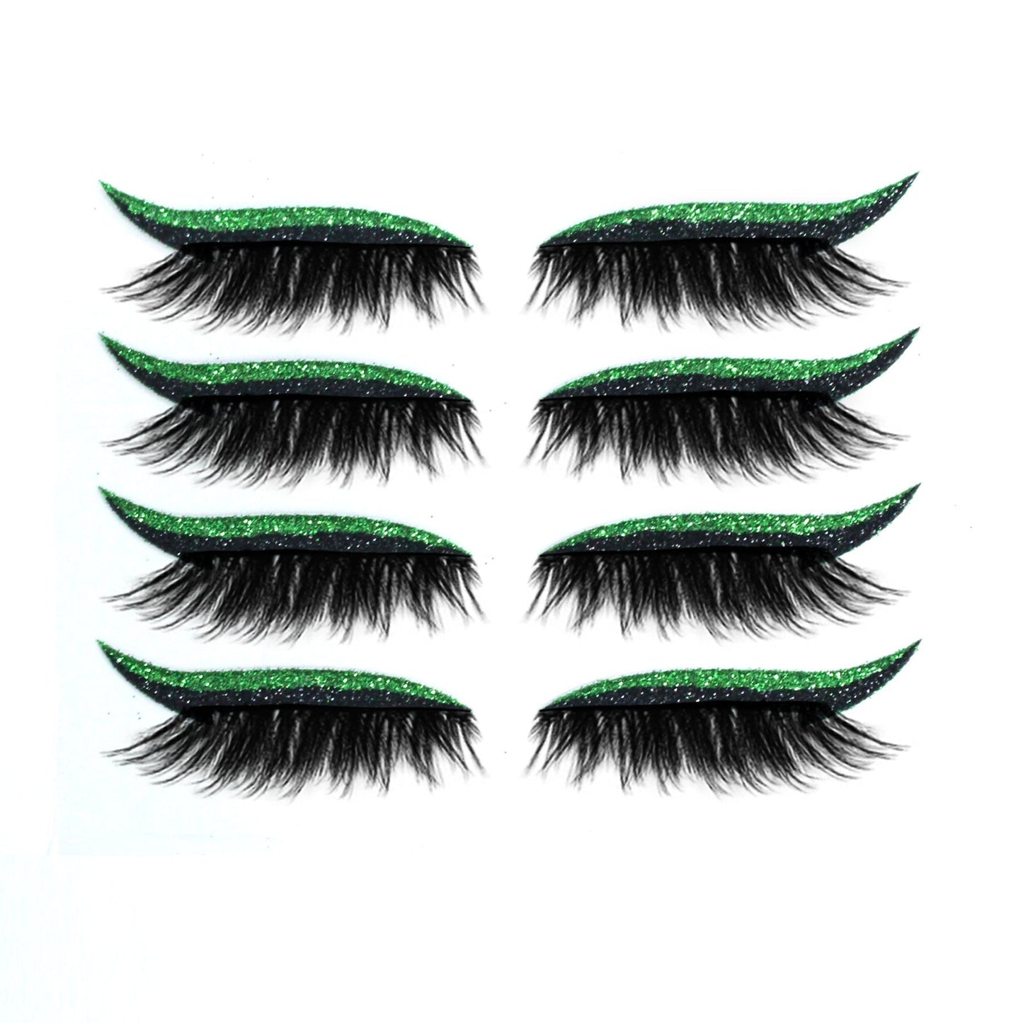 Einteiliger und wiederverwendbarer Aufkleber für Eyeliner und Wimpern