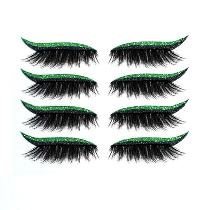 Einteiliger und wiederverwendbarer Aufkleber für Eyeliner und Wimpern