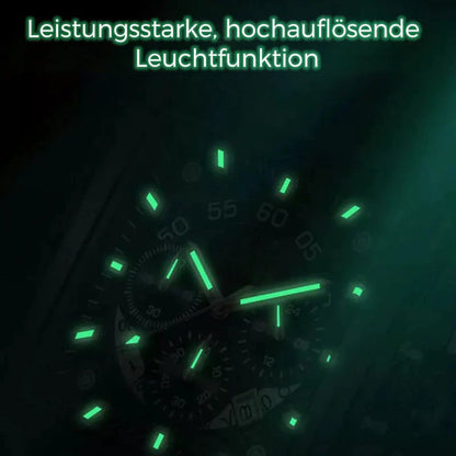 Leuchtende quadratische automatische mechanische Luxusuhr