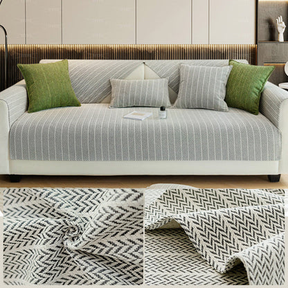 Herringbone Textured Anti-Scratch Couch Abdeckung