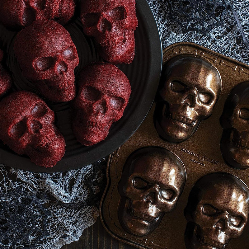 💀Halloween 3D-Skelett-Kuchenform – Aluminium-Kuchenform