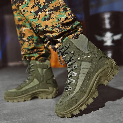 Ideales Geschenk - Wasserdichter und durchtrittsicherer Militärstiefel für den Außenbereich (verbesserte Haltbarkeit)