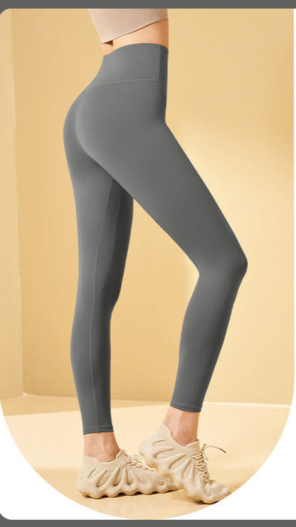 Hochgeschnittene figurformende Leggings mit Bauchkontrolle