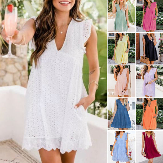 💗Sommeraktion 2025: 49% Rabatt – Elegantes Kleid aus Spitze