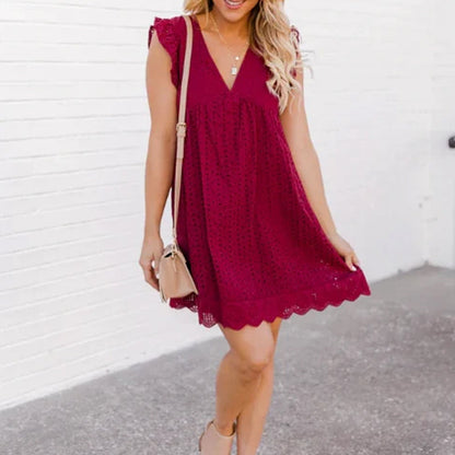 💗Sommeraktion 2025: 49% Rabatt – Elegantes Kleid aus Spitze