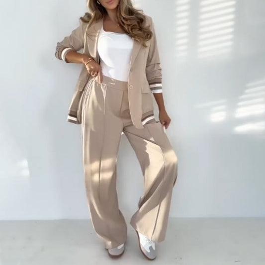 59% Rabatt 🥰💖Lässiges beiges 2-teiliges Set für Damen