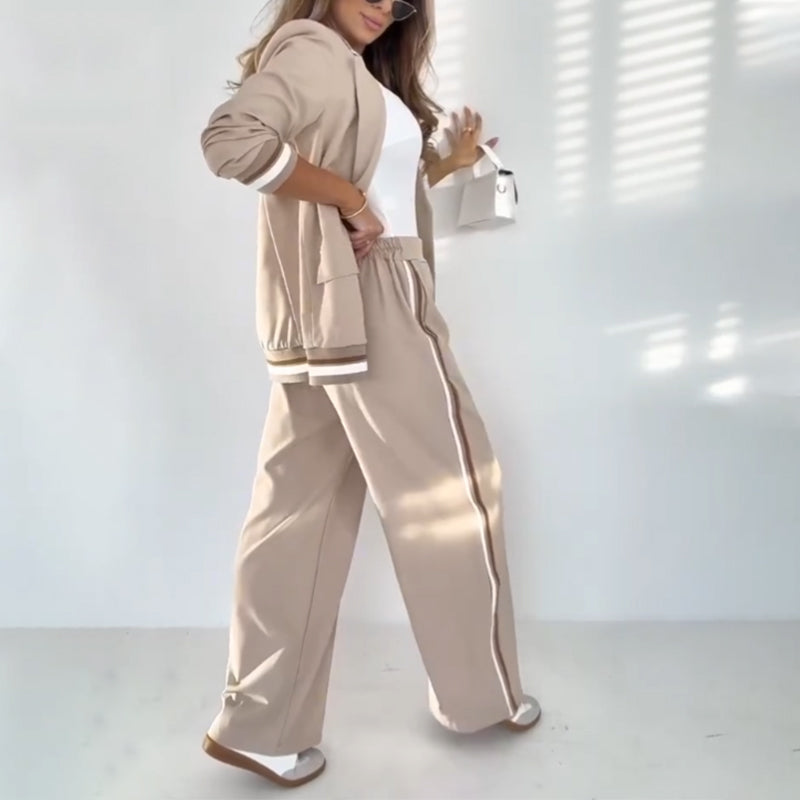59% Rabatt 🥰💖Lässiges beiges 2-teiliges Set für Damen