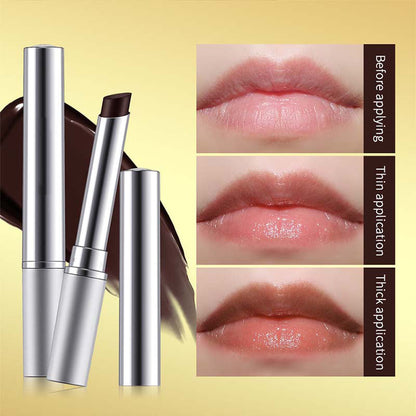 Schwarzer Honig getönter Lippenbalsam