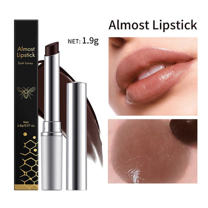 Schwarzer Honig getönter Lippenbalsam