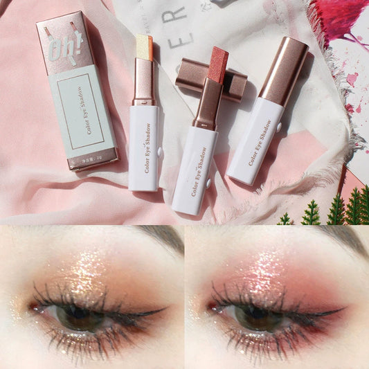 🔥🔥🔥2025 Äußerst beliebte Kosmetik🖌️Double Colour Glitter Gradient Eyeshadow Stick