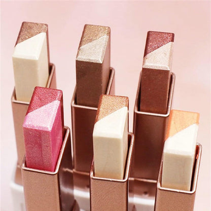 🔥🔥🔥2025 Äußerst beliebte Kosmetik🖌️Double Colour Glitter Gradient Eyeshadow Stick