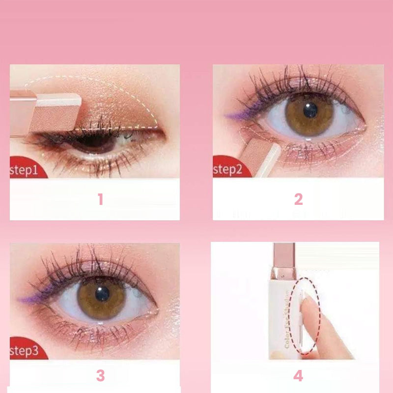 🔥🔥🔥2025 Äußerst beliebte Kosmetik🖌️Double Colour Glitter Gradient Eyeshadow Stick