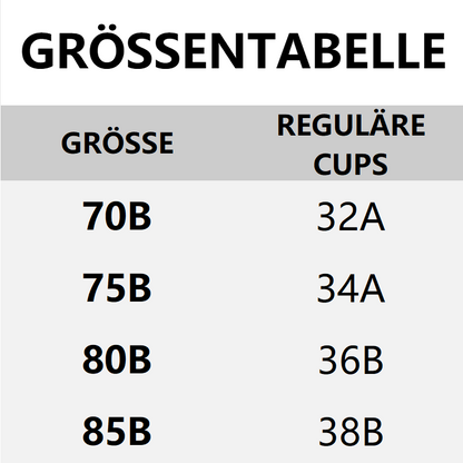 Bequemer Push-Up-BH mit Unterstützung und Lifting