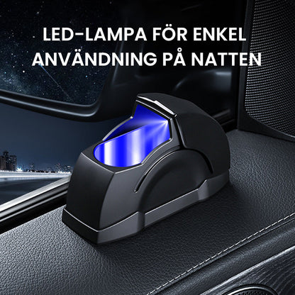 Winddichter Aschenbecher für Autotüren mit LED-Licht