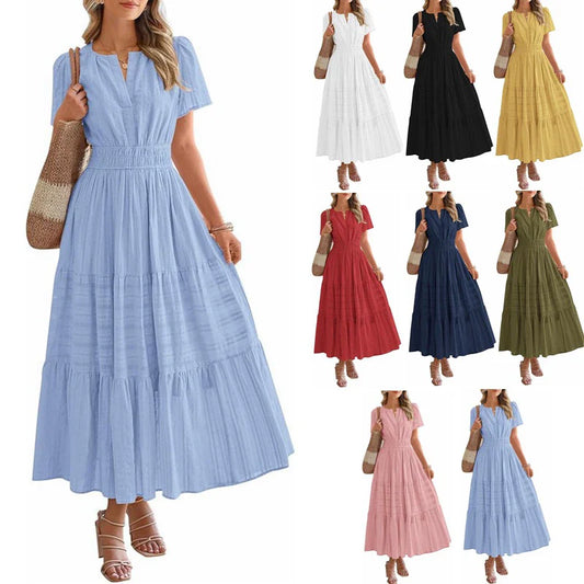 Sommerliches, lässiges Damen-Maxikleid