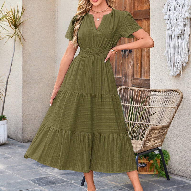 Sommerliches, lässiges Damen-Maxikleid