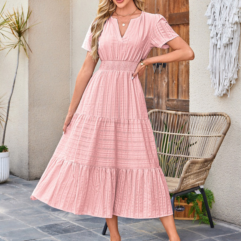 Sommerliches, lässiges Damen-Maxikleid