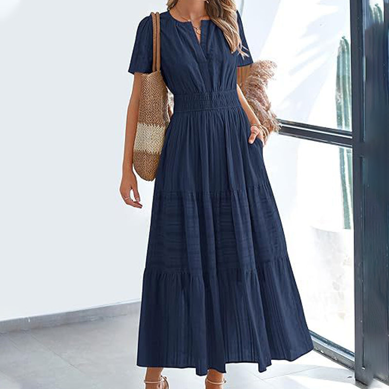Sommerliches, lässiges Damen-Maxikleid