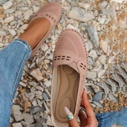 Bequeme, atmungsaktive flache Schuhe für Frauen