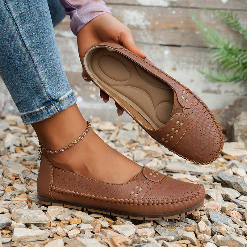 Bequeme, atmungsaktive flache Schuhe für Frauen