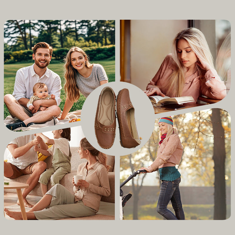 Bequeme, atmungsaktive flache Schuhe für Frauen