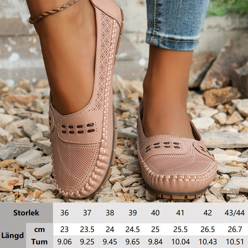 Bequeme, atmungsaktive flache Schuhe für Frauen