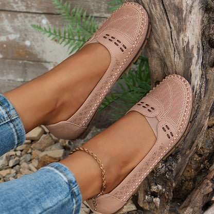 Bequeme, atmungsaktive flache Schuhe für Frauen