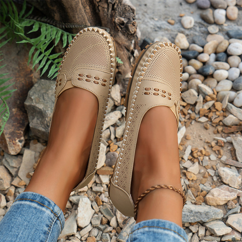 Bequeme, atmungsaktive flache Schuhe für Frauen