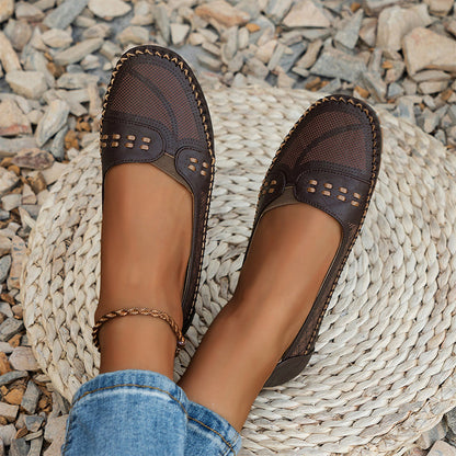 Bequeme, atmungsaktive flache Schuhe für Frauen