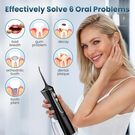 Tragbarer kabelloser Water Flosser mit 4 Modi