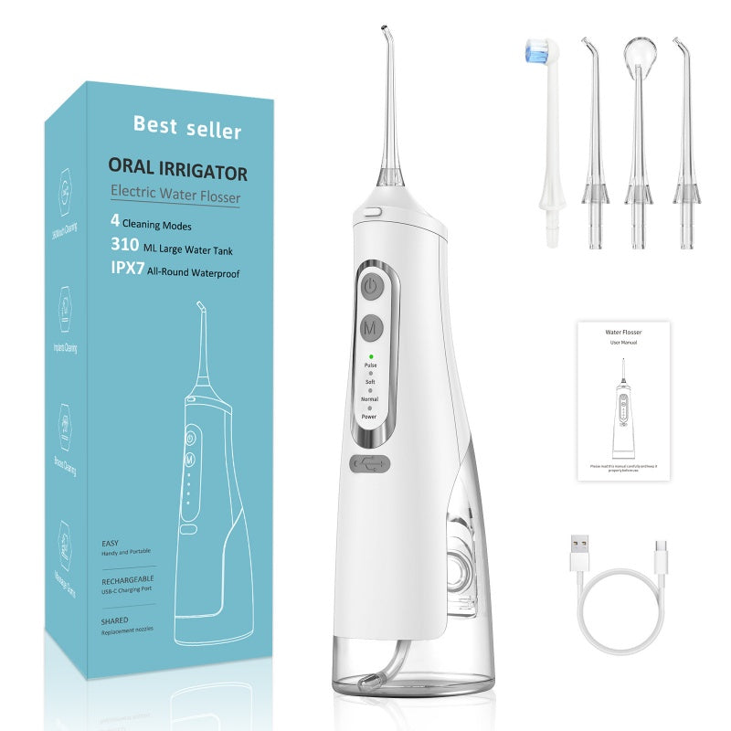Tragbarer kabelloser Water Flosser mit 4 Modi