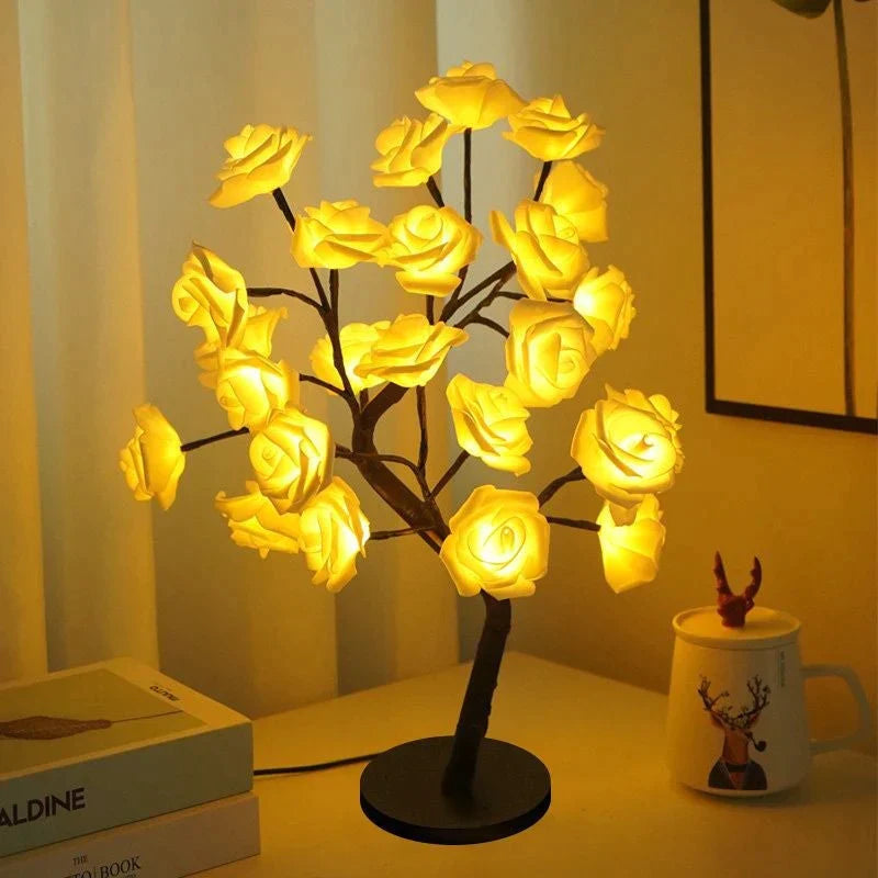 Forever Rose Tree Lamp