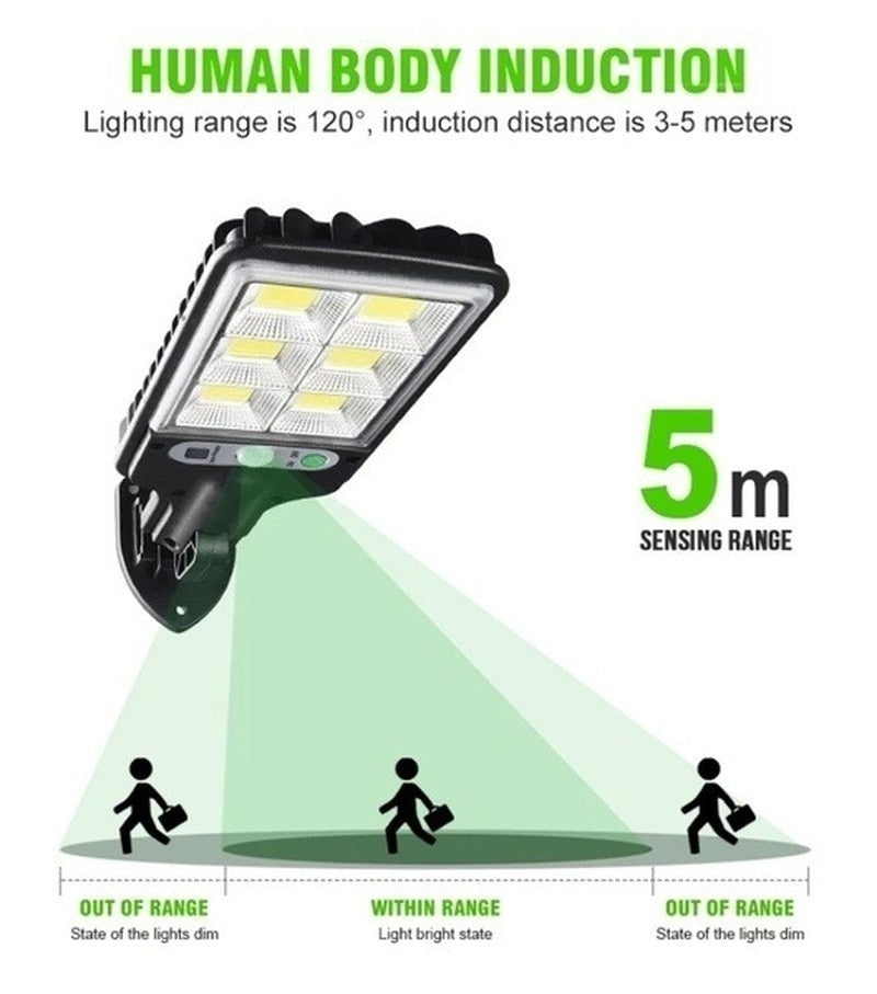 Solarlampe für Außen und Straße