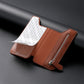 Selbstklebende Handy-Brieftasche aus Leder