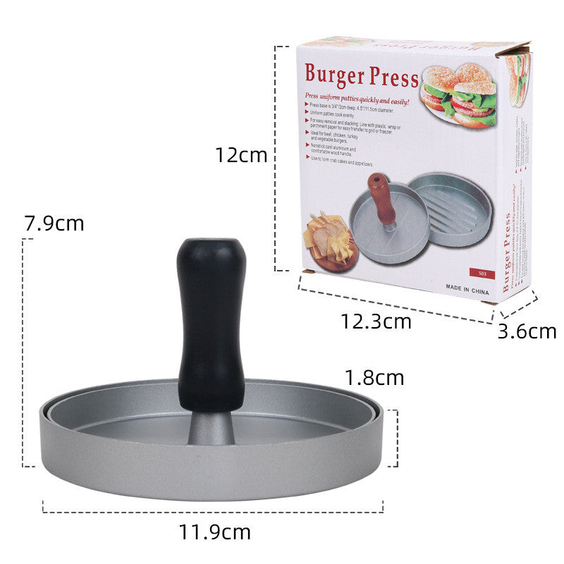 Hamburger Formmaschine für Aluminium Gourmet