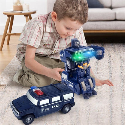 🔥🥳Weihnachten Heißer Verkauf🎁Verwandlung Roboter Modell Spielzeugauto🚓✨