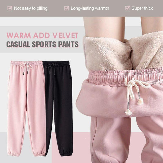 Warm gefütterte Freizeit-Sweatpants