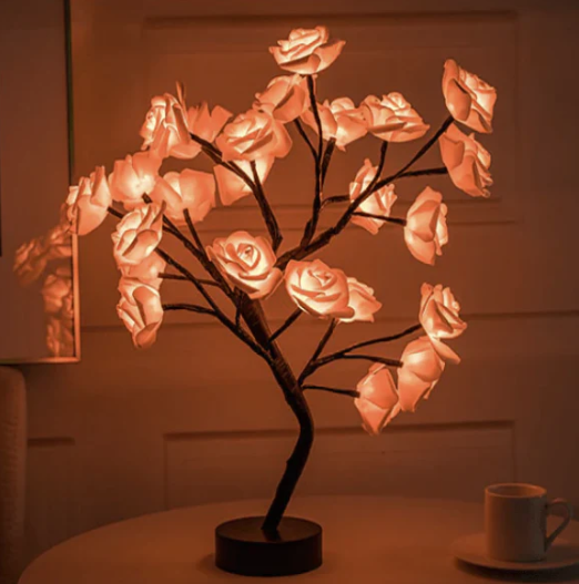 Forever Rose Tree Lamp