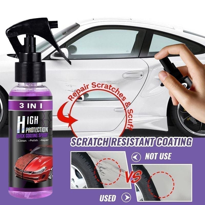 🔥Neujahrsverkauf🔥 3-IN-1 Hoher Schutz Schnelles Auto-Beschichtung Spray