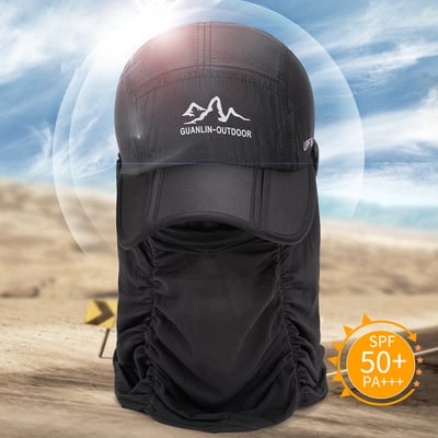 Sonnenhut mit einziehbarer Krempe für Outdoor/Angeln/Reiten/Klettern