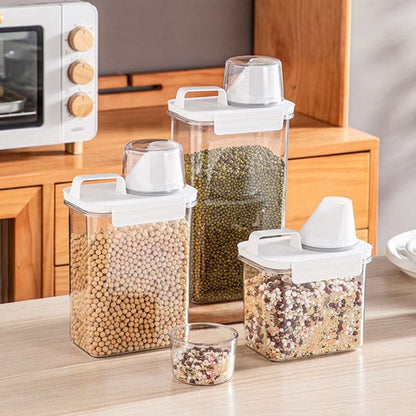 Cereal Dispenser Easy Flow Storage Jar Kunststoff Lebensmittel-Container