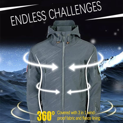 🔥Innovative wasserdichte Jacke: Schützen Sie sich auf stilvolle Weise vor jedem Wetter!