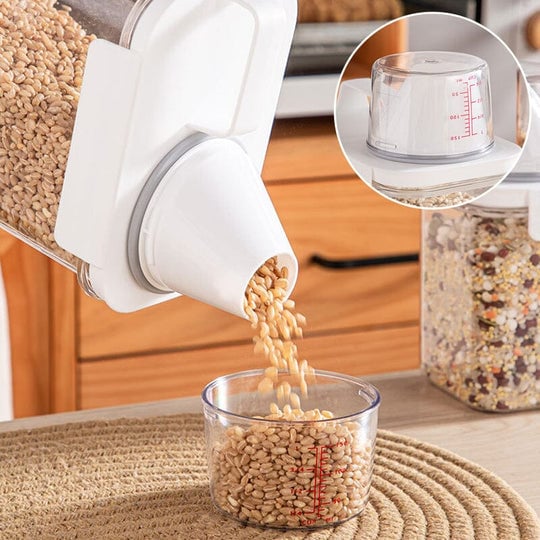 Cereal Dispenser Easy Flow Storage Jar Kunststoff Lebensmittel-Container