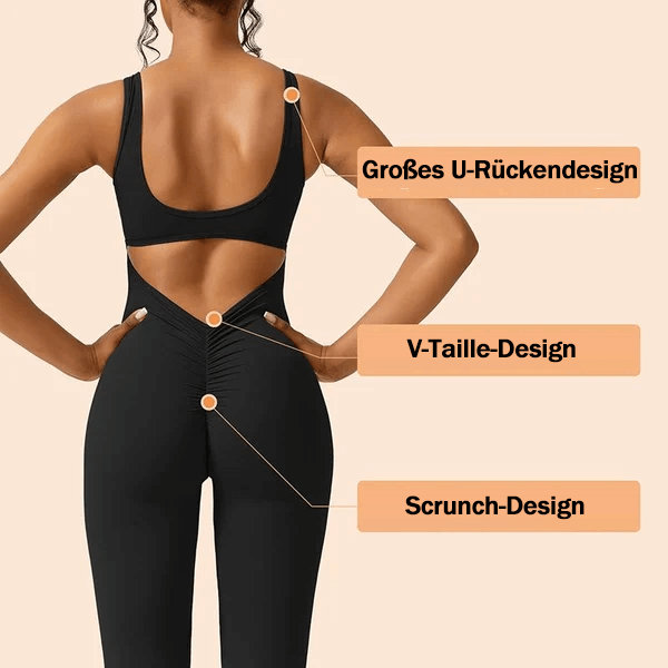 🔥Neujahrsverkauf-50%🔥RabattSexy rückenfreie Jumpsuits mit Schlagseite